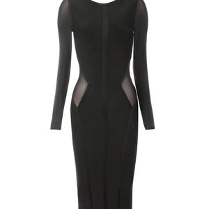 House of CB ‘Nenah’ Bandaged and Mesh Dress 🖤